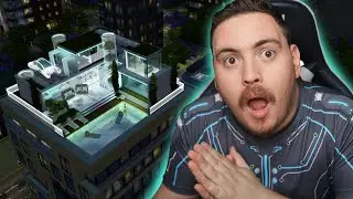 Eu CONSTRUI uma PENTHOUSE do Futuro e ficou INACREDITÁVEL!!! │ The Sims 4 │ SLOW BUILD