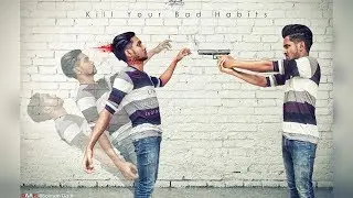 Kill Your Bad Habits | Photo Manipulation Tutorials