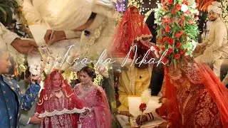 The Grand Nikah Mubarak🥰 Saying Goodbye was Toughest💔 IRSA ka Nikah🫶🏻🥰😘