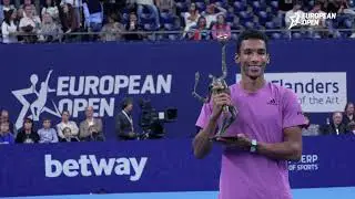 Felix Auger-Aliasseme winner of the European Open 2022