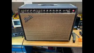 1966 Fender Pro Reverb check after repair by Gene Ess Shimosato