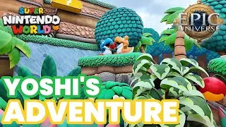 Yoshi&rsquo;s Adventure | Universal Epic Universe - Full Queue & Ride POV [4K]