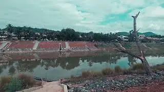 #LuangPrabang  Walking Tour 2025 The New Nam Khan River Riverside  Project Revealed 🇱🇦  #WalkingTour