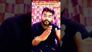 NEET Strategy_Simple But Effective | Must Practice _ Score 700+ | MEDprepJi 🩺 #neet #motivation