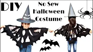 No-Sew Halloween Spider Web Costume |Fancy dress competition idea #halloween #halloween2022