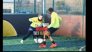 Testing Soccer Skills: Semi Pro Female With Top Dribbling!