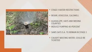 Stage 4 permit restrictions now in effect due to drought conditions