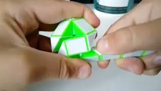 Tutorial how to make a ball out of a snake cube step by step