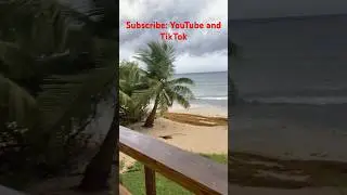 Storm Ernesto, Aug 14th, the aftermath, rough night for the container. USVI, St. Croix, Caribbean.