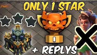 Finally Only 1 Star Th17 War Base (2025)+5 Defense Replay Proof LINK Th17 Legend Base With Link (57)