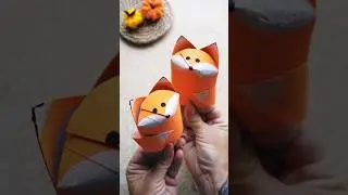 WOW! Adorable Fox from a Paper Roll? YES! Try NOW! 🦊