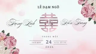 Pink and Green Floral Illustration Wedding Invitation Video  2