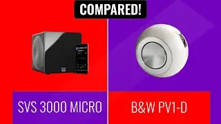 SVS 3000 MICRO vs  B&W PV1d -- 👶🏻 BABY BATTLE! Which Should You Buy? Review of the Design & Specs