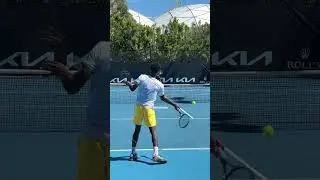 The BEST forehand is Gael Monfils or Nick Kyrgios?! 🎾🔝 #Kyrgios #Monfils #Tennis