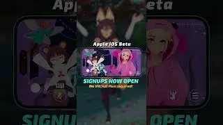 Sign up to test #vrchat on iOS today! #iOS #iphonegames #mobilegames #vrchat #vrchatmobile
