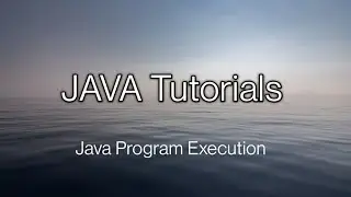 java program execution