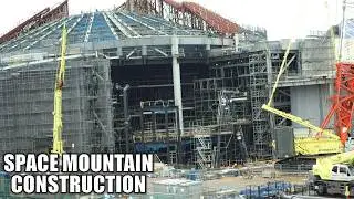 Обновленная информация о строительстве аттракциона Space Mountain в Токийском Диснейленде (новые ...