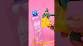 🔫 How to make a WATER BLASTER &mdash; EASY & COOL! #shorts #kids