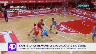 B&aacute;squet: San Isidro (San Fran.) 76-72 Racing (Chivil.) [Liga Argentina, final 4]
