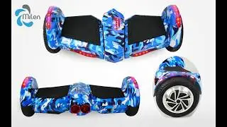 malumeta con efecto de humo hoverboard