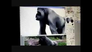 Gorilla speedpainting by Jun Fender