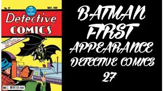 Detective Comics #27 (1939) (Batman's First Appearance)