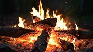 Peaceful Outdoor Fire for Restful Sleep