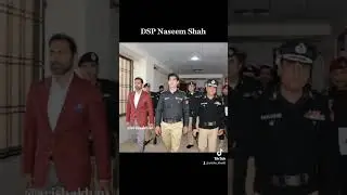 DSP Naseem Shah☺️ Ambassador of Balochistan police ☺️ Pakistani Fast Bowler Naseem Shah 🇵🇰