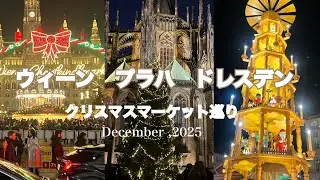 ウィーン　プラハ　ドレスデンのクリスマスマーケットを巡って来ました❤️