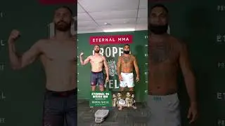 Eternal 96: Gold Coast weigh ins presented by Proper No. Twelve. 💪🏆