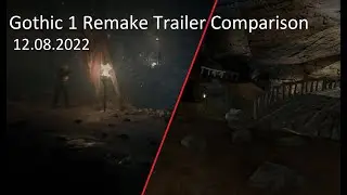 Simple Gothic 1 Remake Showcase Trailer Scene Comparison (no commentary)