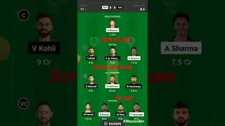 RCB VS SRH Dream11 Prediction fantasy team srh vs rcb Dream11 team #fantasy #dream11team