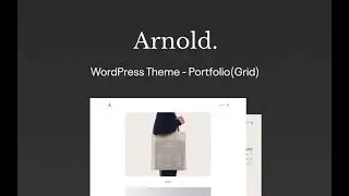 Create a standard grid Portfolio by Arnold WordPress Theme