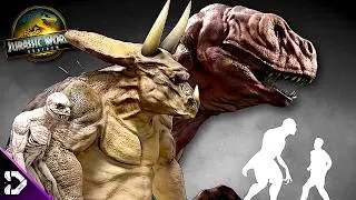 Jurassic World's INSANE Hybrids You Never Saw! (3D Animated COMPARISON)