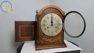 Antique New Haven 5 Gongs Mantle Clock With Chime No.6