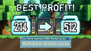 BEST PROFIT in Growtopia! How to GET RICH FAST in 2026! (EASY DLS)