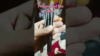 Pentonic Gel Pen Red ✨ Smooth Writing Gel Pen Review | Best Gel Pen for Students