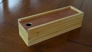DIY wooden battery box for AA and AAA batteries