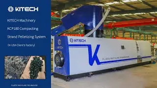 Plastic Pelletizing machine with strand die head for PA and PP carpet materials 800-1000kg per hour