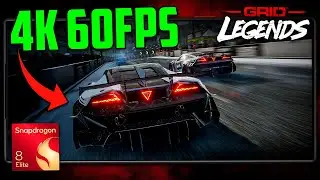 GRID LEGENDS ATUALIZOU! RODANDO EM 4K NO REDMAGIC 10 PRO! | Grid Legends Snapdragon 8 Elite