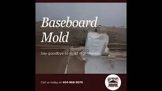 Baseboard Mold - Stockbridge, Georgia #moldremediation
