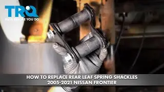 Как заменить стойки задних рессор Nissan Frontier 2005-2021
