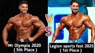 Andrei Deiu Mr Olympia 2020 ( 5th Place ) VS Legion Sports Fest 2025 ( 1st Place ) #andreideiu