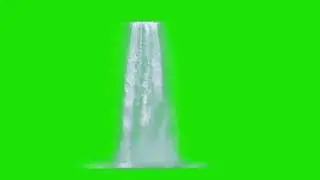 Green Screen Video  Waterfall. (No copyright)