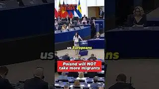 Polish lady SLAM DUNK at EU 'Migration Pact' Debate | Poland is truly Europe's LAST HOPE