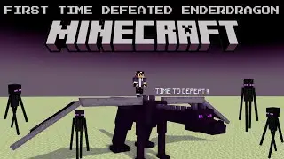 DEFEATING ENDERDRAGON🎮MINECRAFT SURVIVAL🎮PART-3