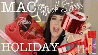 PatrickStarrr MAC HOLIDAY COLLECTION SLAY RIDE | LOOKS SWATCHES + REVIEW