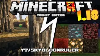 MCPE 1.18 REALISTICO TEXTURE PACK - MINECRAFT PE ULTRA REALISTIC TEXTURE PACK - SKYBLOCKRULER