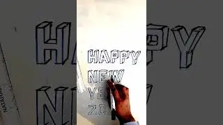 how to draw 2023 // #shorts // @nkaaj
