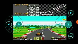 1992 Ayrton Senna's Super GP II Sega Game Gear Title 